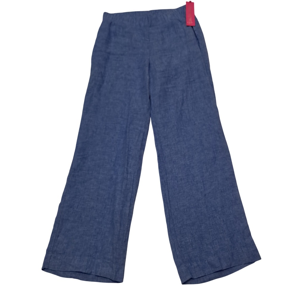 Lilly Pulitzer DERI Linen Palazzo Pants in Blue